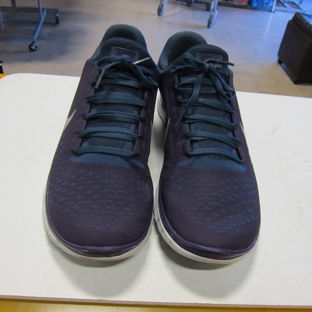 Nike Free Run 3.0 Men's 13 Plum/Navy Blue/White Shoe's 511457-504 - Picture 2 of 9